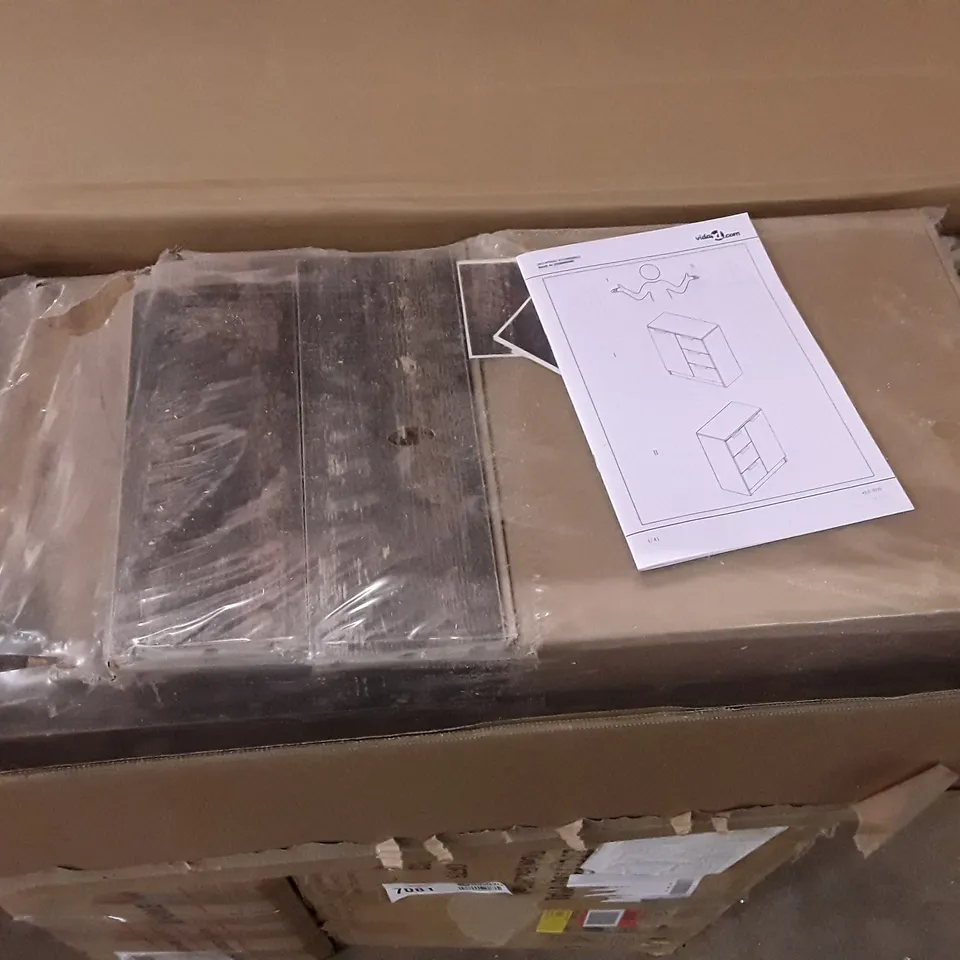 BOXED VIDAXL 1 DOOR 3 DRAWER SIDEBOARD  