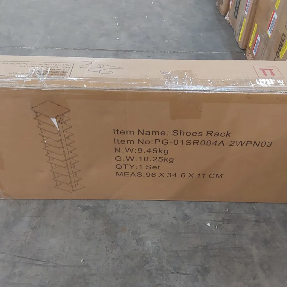BOXED 10 PAIR SHOE RACK (1 BOX)