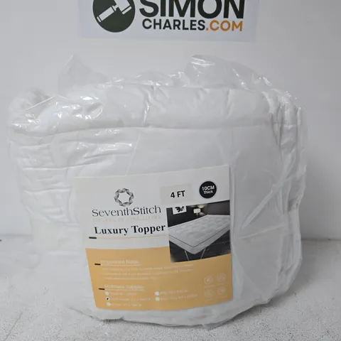 SEVENTH STITCH 4FT LUXURY TOPPER - SMALL DOUBLE