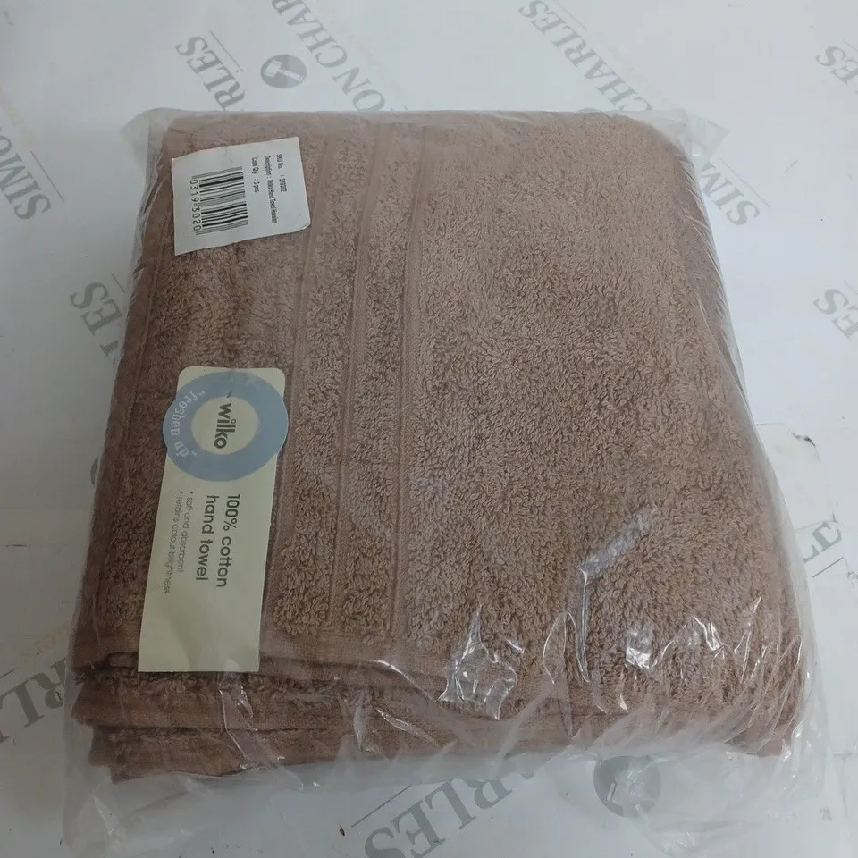 BAGGED WILKO HAND TOWEL 3PCS