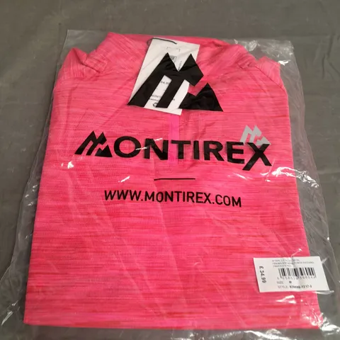 MONTIREX W TRAIL 2.0 1/4 ZIP JACKET SIZE M
