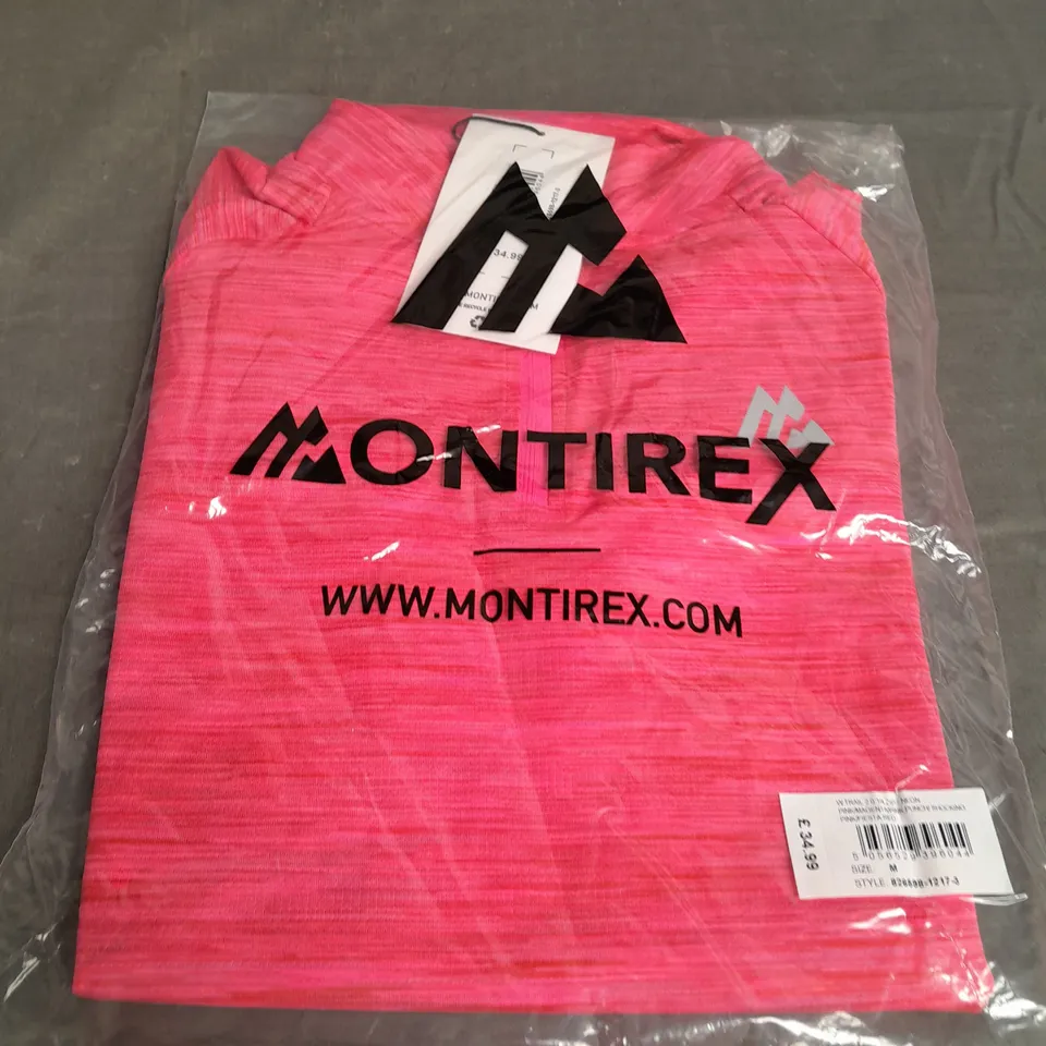 MONTIREX W TRAIL 2.0 1/4 ZIP JACKET SIZE M