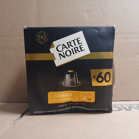 CARTE NOIRE LUNGO CLASSIQUE COFFEE CAPSULES – 60 CAPSULES