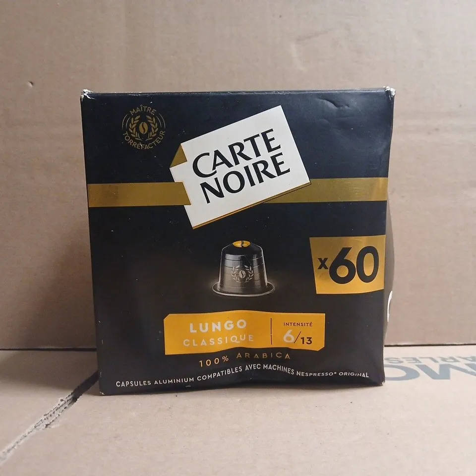 CARTE NOIRE LUNGO CLASSIQUE COFFEE CAPSULES – 60 CAPSULES