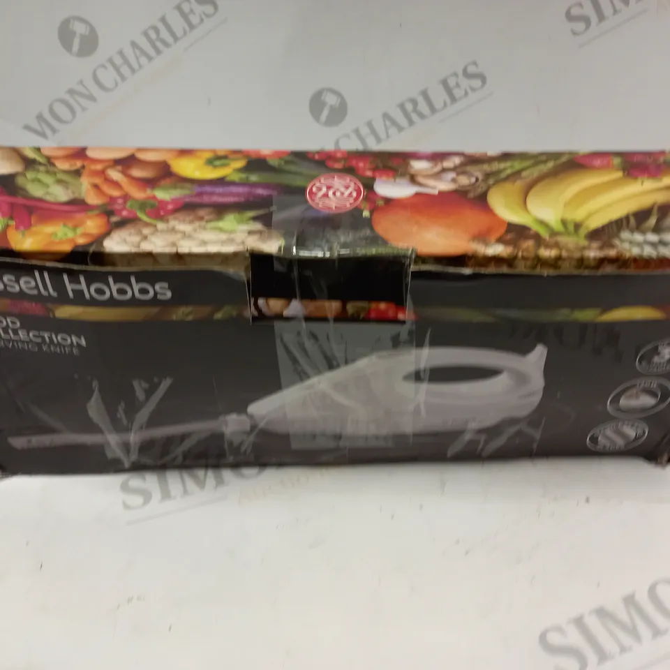 BOXED RUSSELL HOBBS FOOD COLLECTION CARVING KNIFE
