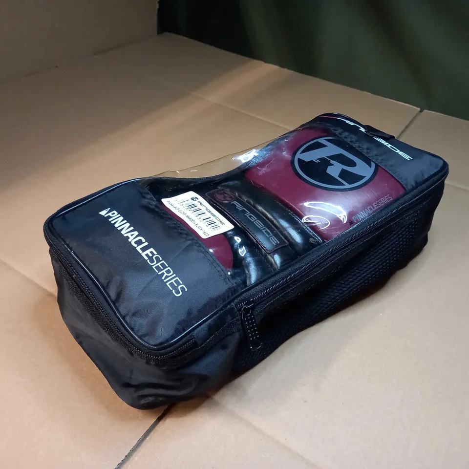 PACKAGED MAROON/BLACK BOXING GLOVES - SIZE 16OZ