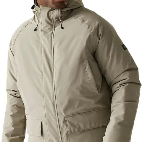 BRAND NEW REGATTA MENS SAVON JACKET GOLDEN SAND/BLACK LARGE