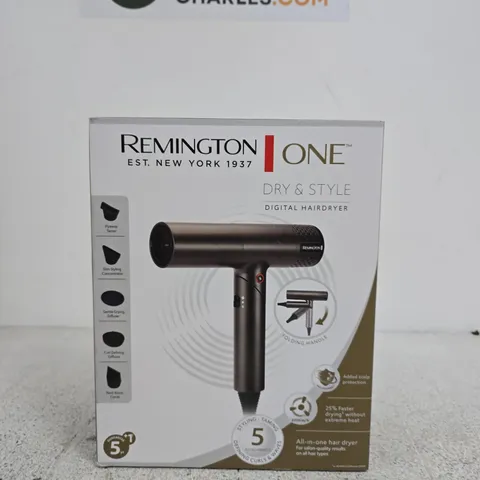 REMINGTON DRY & STYLE DIGITAL HAIRDRYER – BOXED