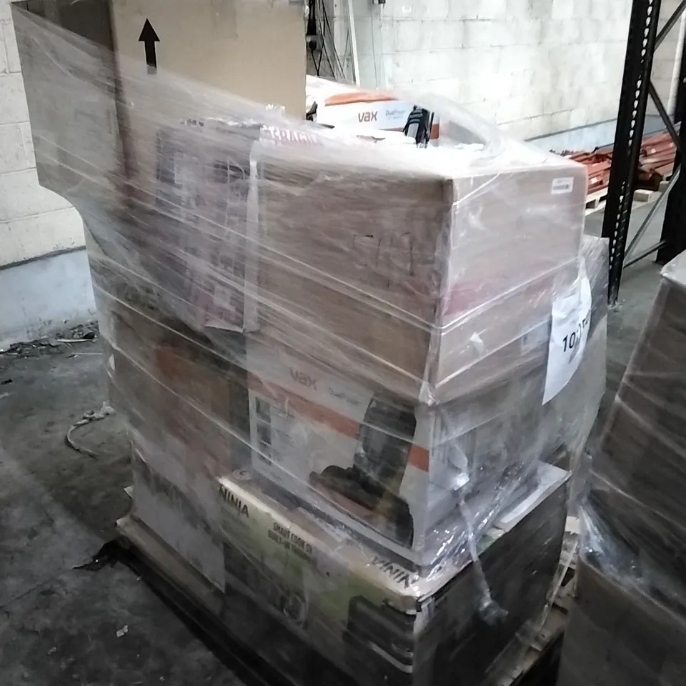 PALLET OF APPROXIMATELY 16 UNPROCESSED RAW RETURN HOUSEHOLD AND ELECTRICAL GOODS TO INCLUDE;