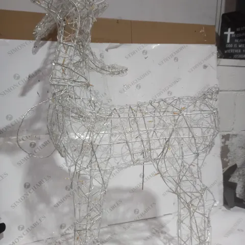 BOXED FESTIVE INDOOR/OUTDOOR PRE LIT RAINDEER