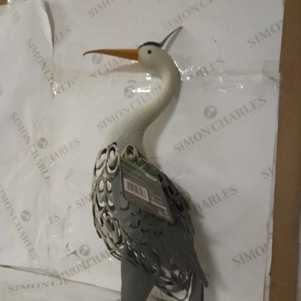 METAL HERON LIGHT AND DETERRENT  RRP £29.99