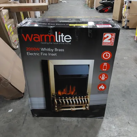 BOXED WARMLITE WHITBY LED ELECTRIC FIRE INSET (1 BOX)