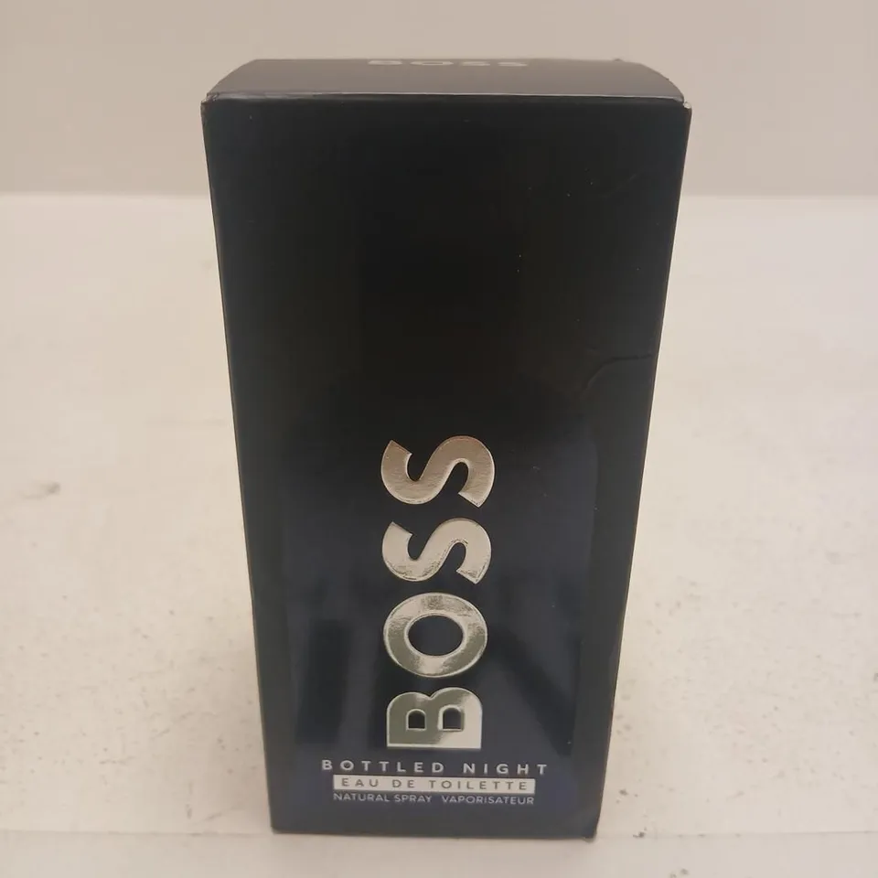BOXED HUGO BOSS BOTTLED NIGHT EAU DE TOILETTE 100ML