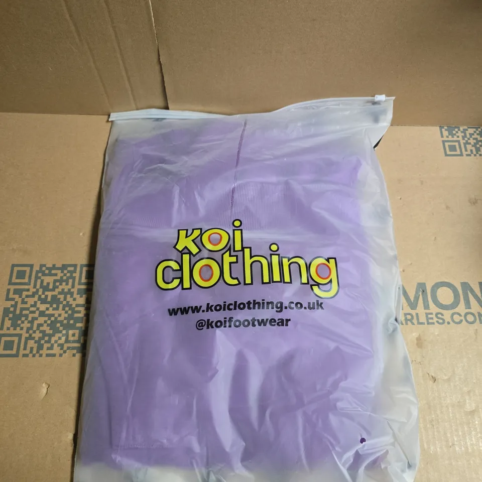 BOX OF APPROXIMATELY 10 ASSORTED KOI OVERSIZED HOODIES IN VARIOUS SIZES AND COLOURS 