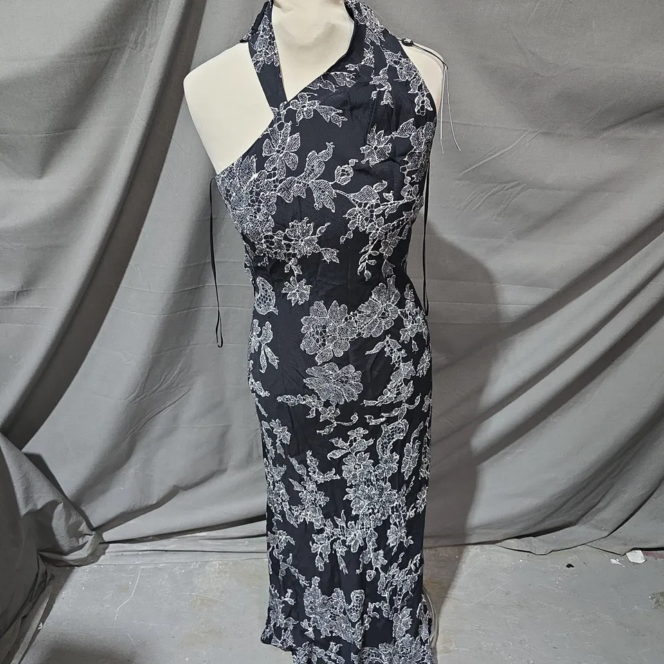 MINT VELVET FLORAL LACE PRINT MAXI DRESS – UK8 (EU 36, US 4)