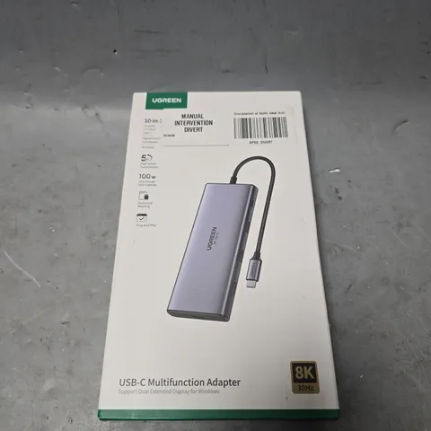 SEALED UGREEN 10 IN 1 USB-C MULTIFUNCTION ADAPTER 
