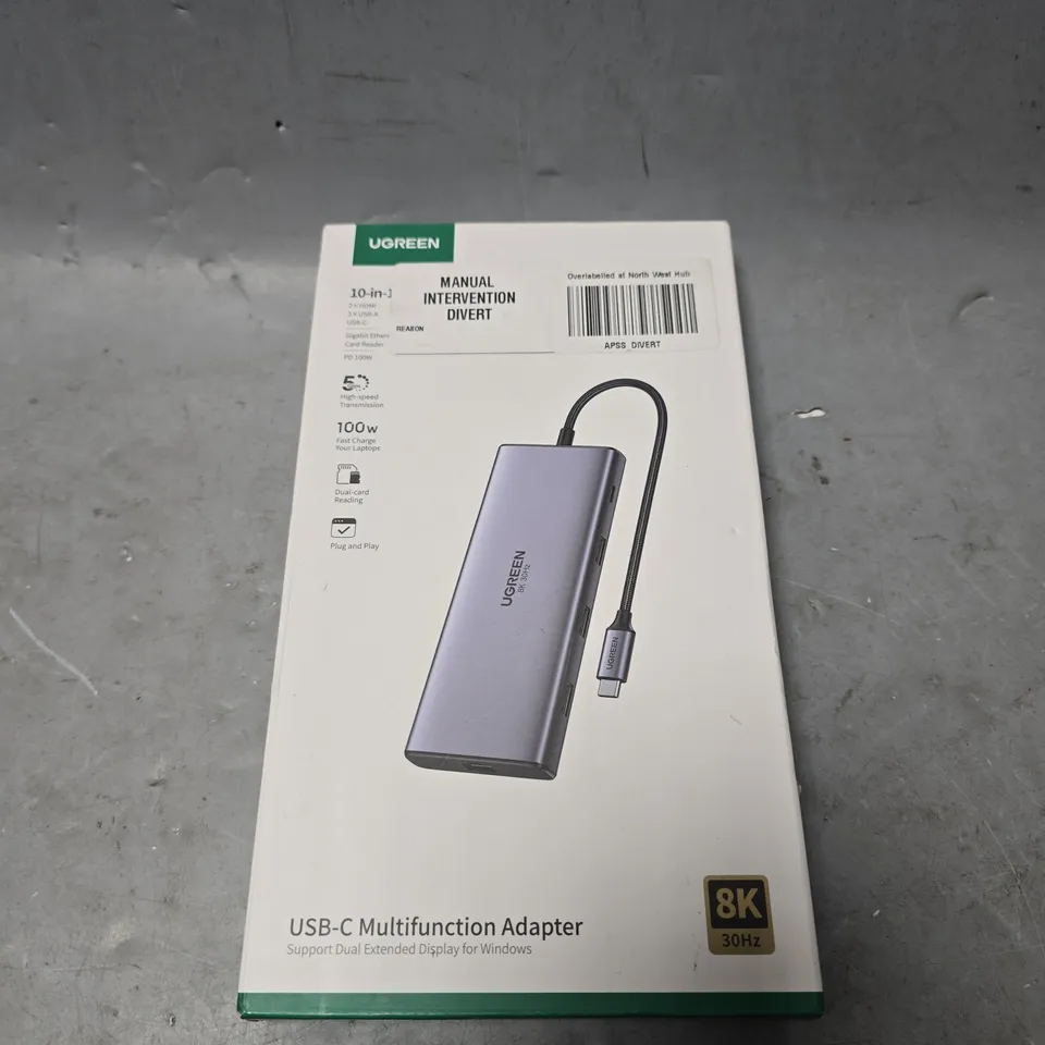 SEALED UGREEN 10 IN 1 USB-C MULTIFUNCTION ADAPTER 