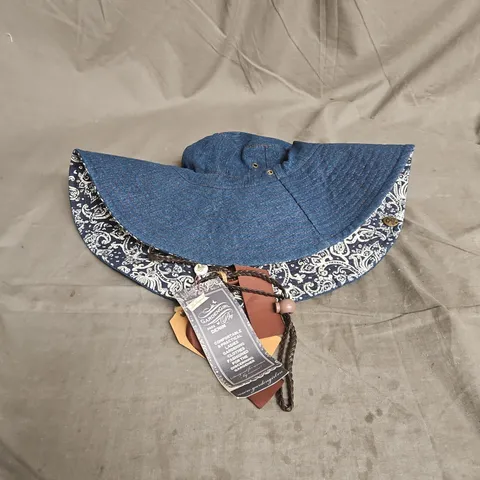 GARDEN GIRL HAT IN NAVY MIX