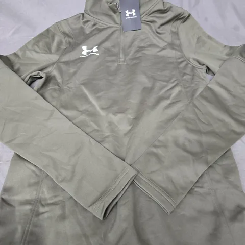 UNDER ARMOUR 1/4 ZIP TOP - SIZE SMALL