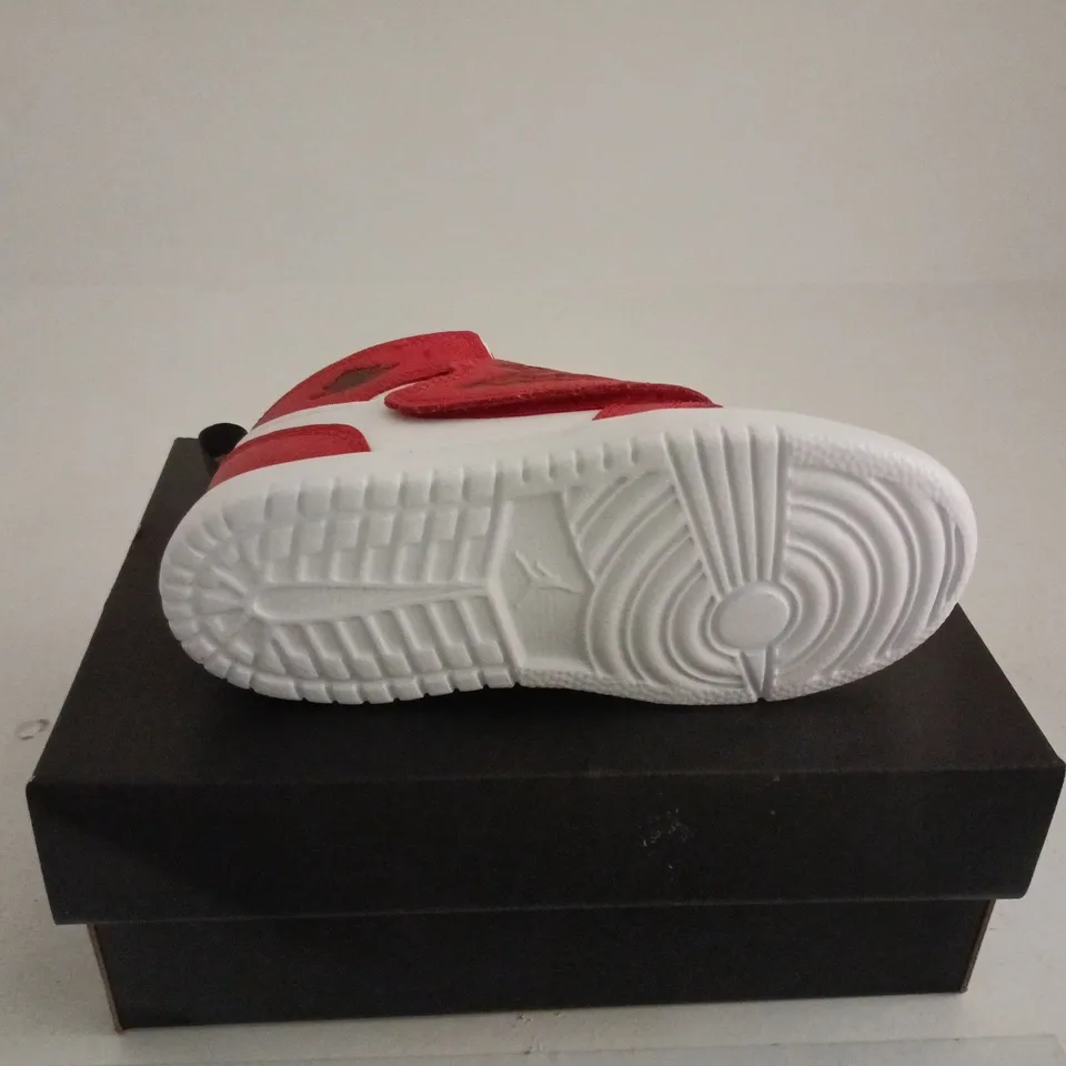 NIKE SKY JORDAN KIDS RED/WHITE/BLACK TRAINER UK 9.5