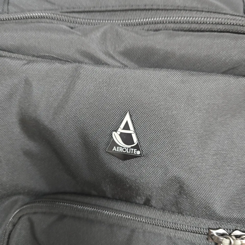 AEROLITE BLACK RUCKSACK 