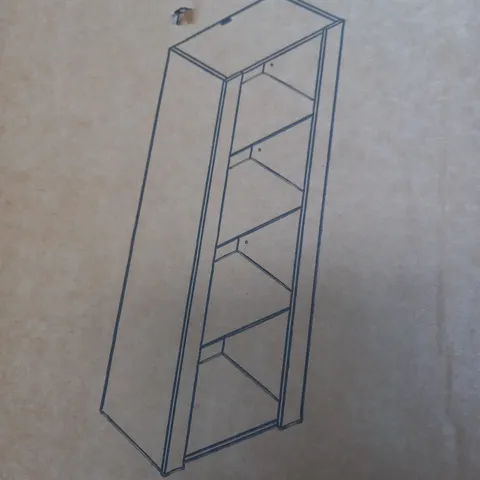 A716 CABINET IN WHITE/GREY - COLLECTION ONLY