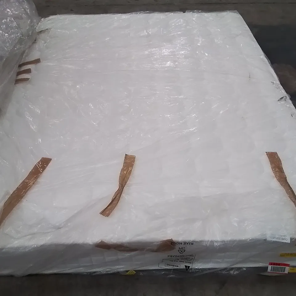 QUALITY BAGGED DWINNELL BARREL POCKET SPRUNG 1000 MATTRESS WITH TIGHT TOP  - 150CM KING SIZE