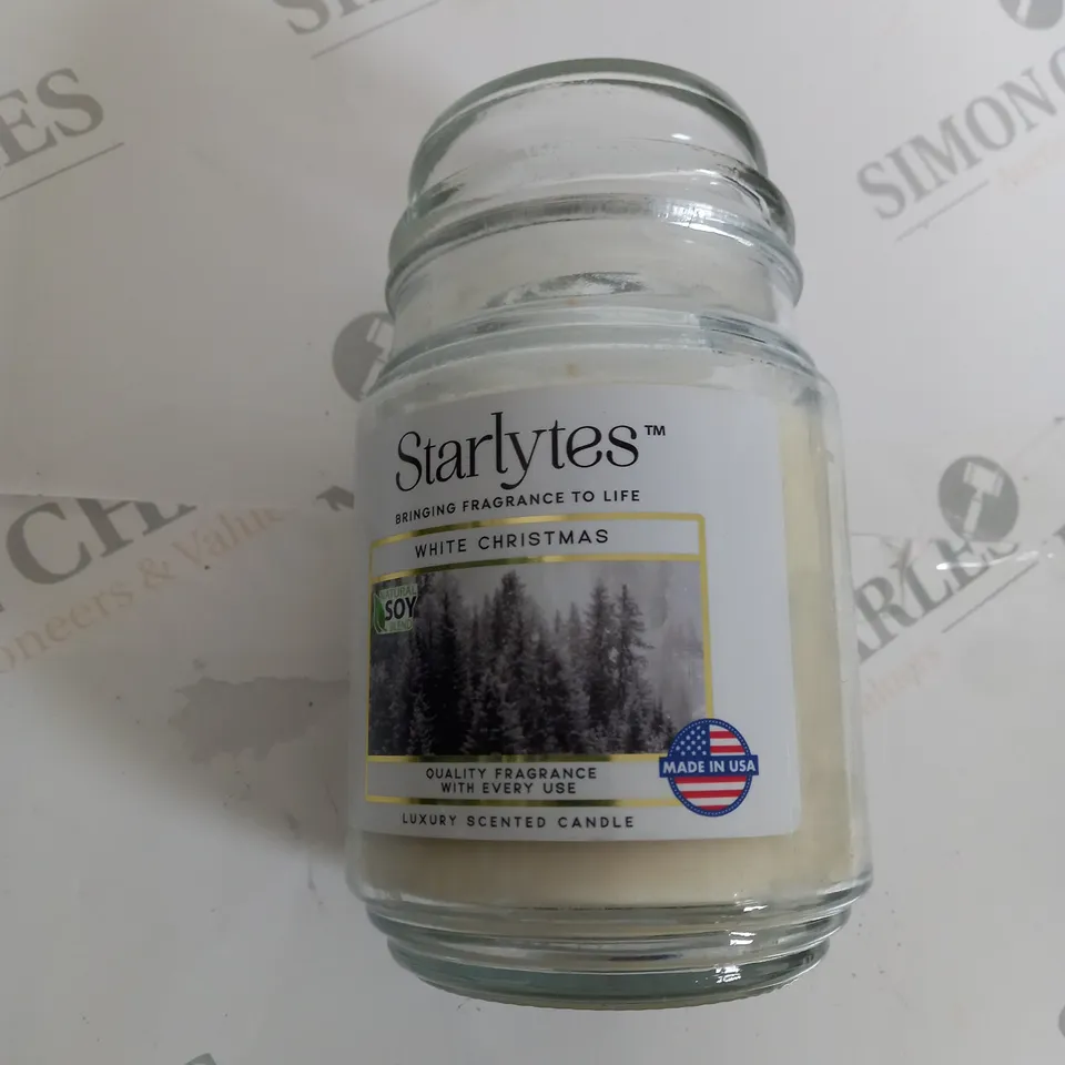 STARLYTES WHITE CHRISTMAS CANDLE 