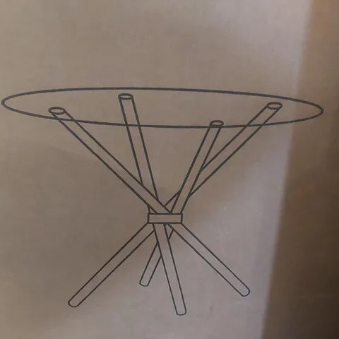 BOXED LIVING AND HOME DINING TABLE (2 BOXES)