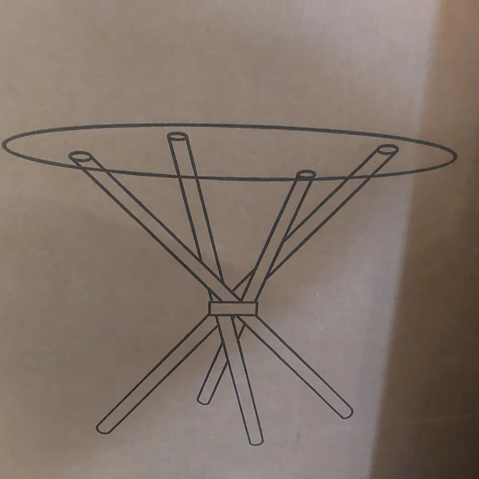 BOXED LIVING AND HOME DINING TABLE (2 BOXES)