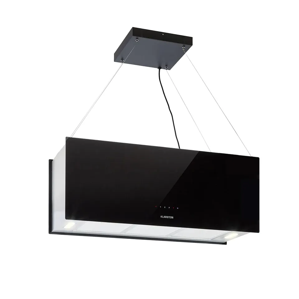 BOXED KLARSTEIN KRONLEUCHTER ISLAND COOKER HOOD​ BLACK