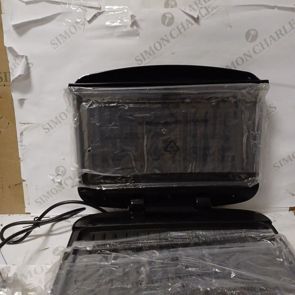 GEORGE FOREMAN MEDIUM REMOVABLE PLATES GRILL, BLACK [24330]