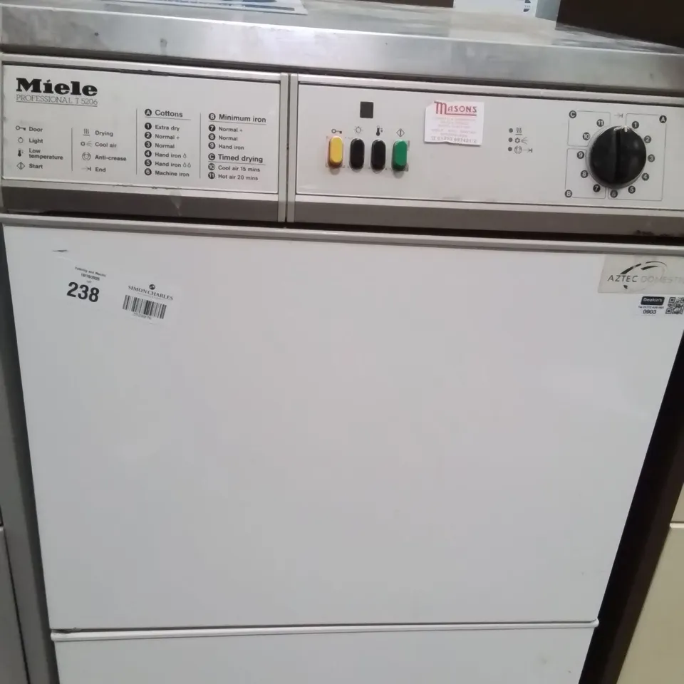 MIELE PROFESSIONAL T 5206 DRYER