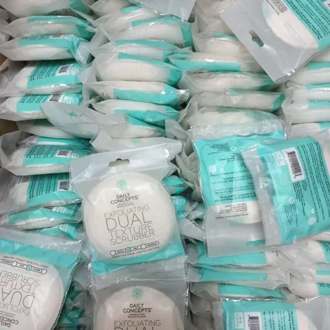 APPROXIMATELY 120 DAILY CONCEPTS EXFOLIATING DUAL TEXTURE SCRUBBERS