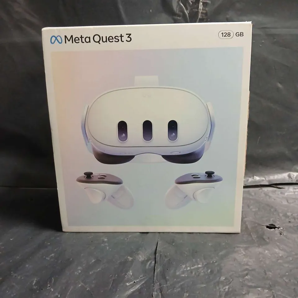 META QUEST 3 VR HEADSET WITH CONTROLLERS – 128 GB