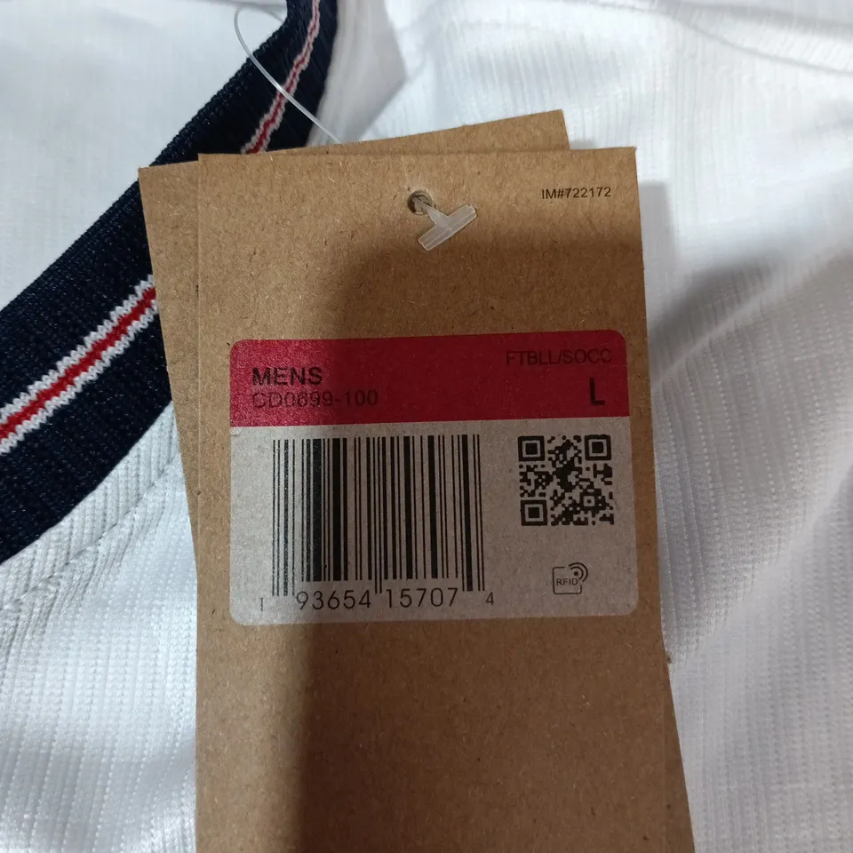 ENGLAND NATIONAL TEAM NIKE FOOTBALL SHIRT – MEN'S L, WHITE