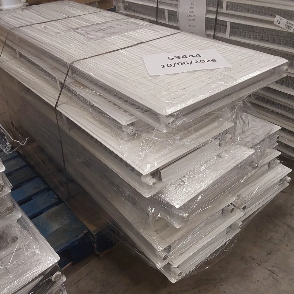 PALLET CONTAINING APPROXIMATELY 12x DESIGNER CONVECTOR RADIATORS