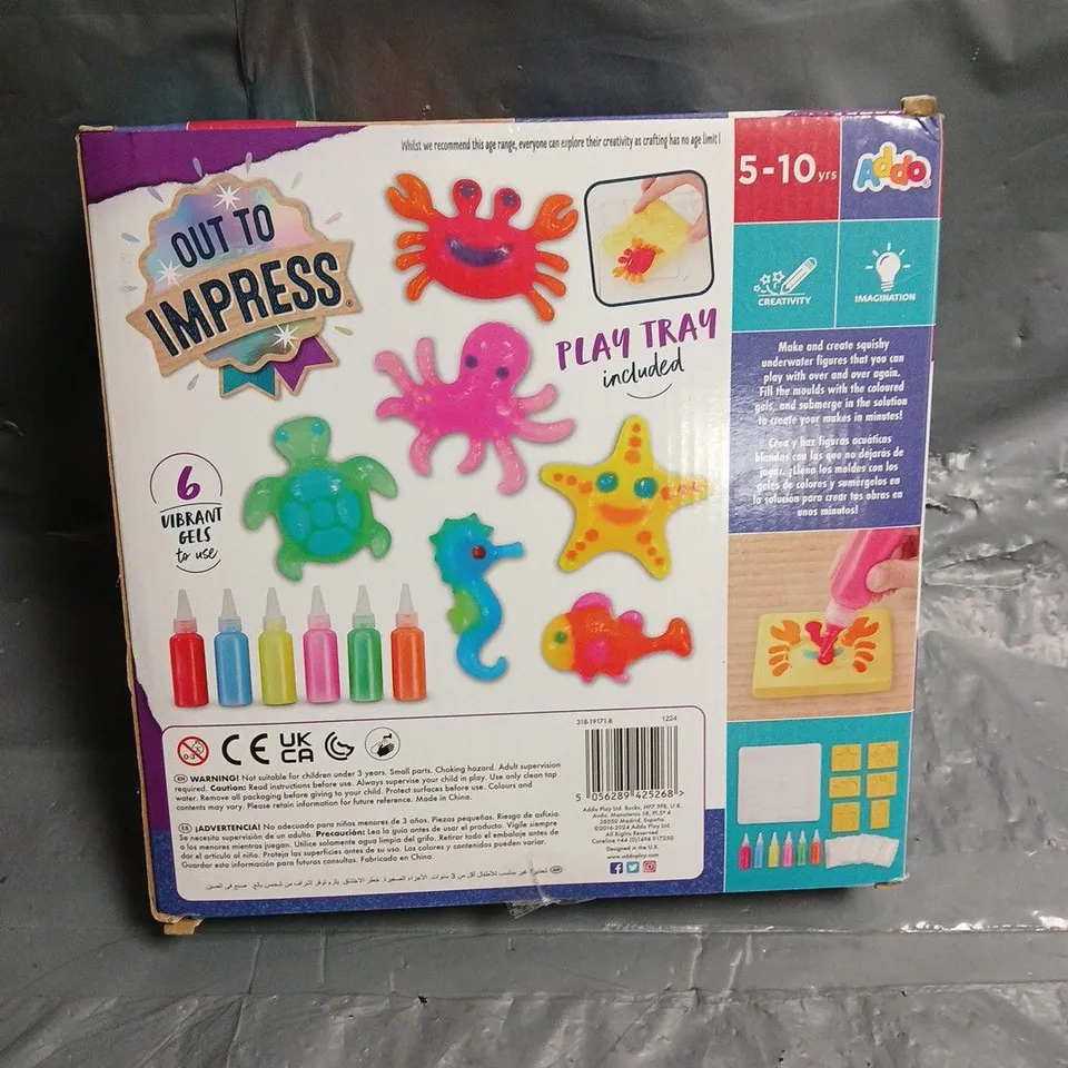 OUT TO IMPRESS AQUA JELLY ART