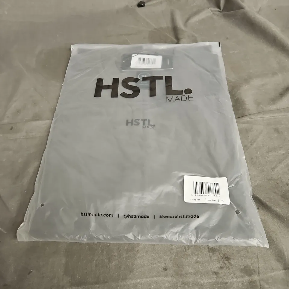 BAGGED HSTL.MADE LIFTING TEE IN IRON GREY SIZE XL