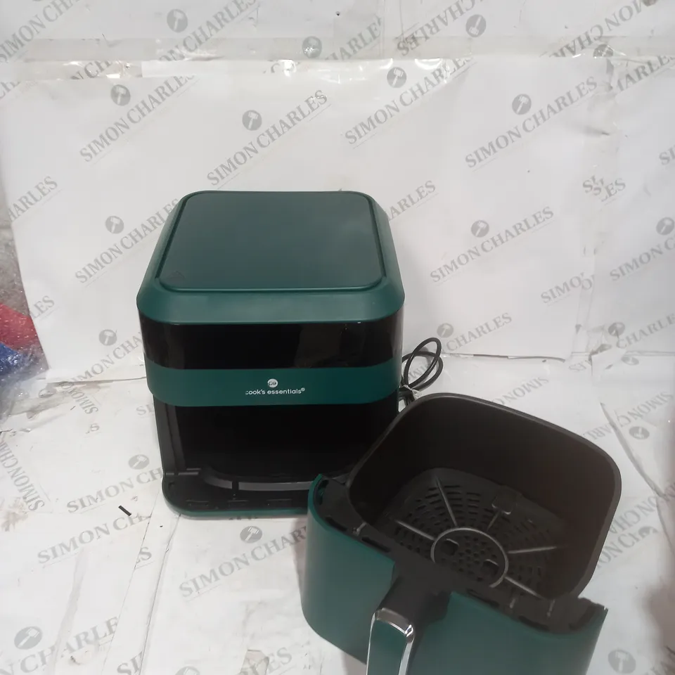 BOXED COOK'S ESSENTIALS AIR FRYER - EMERALD