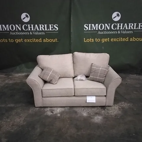 QUALITY DESIGNER ALSOP 2 SEATER FABRIC SOFA