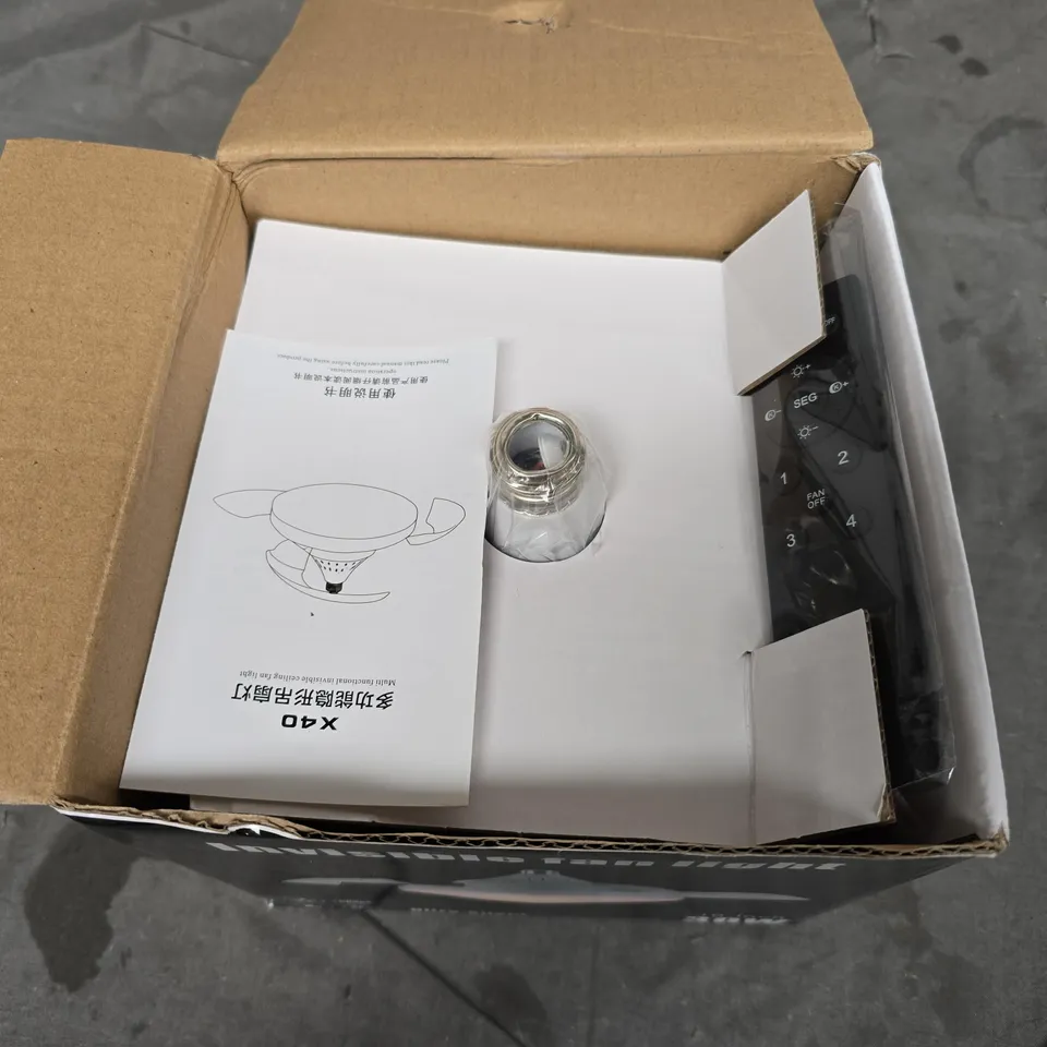 BOXED 30" INVISIBLE FAN LIGHT