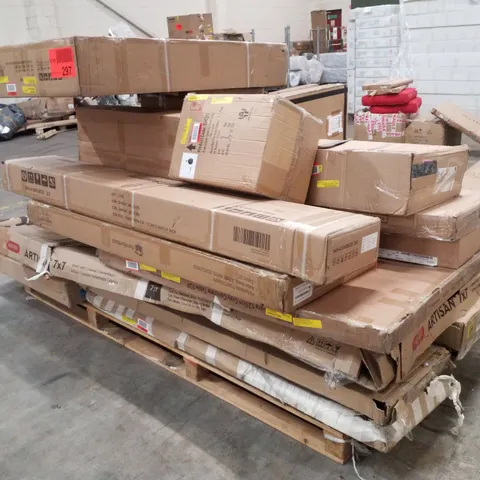 PALLET CONTAINING ASSORTED FLATPACK FURNITURE PARTS 