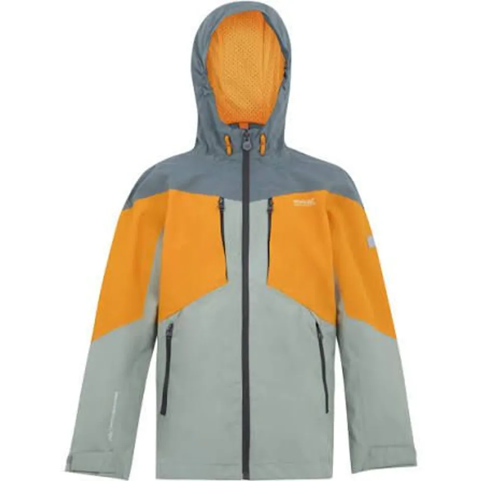 BRAND NEW REGATTA KIDS HIGHTON VI WATERPROOF JACKET ORANGE SIZE 14 YEARS