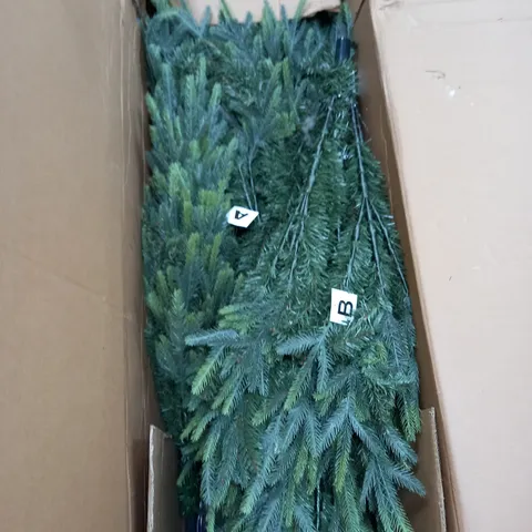 BOXED 7FT SHERWOOD REAL LOOK FULL TREE - COLLECTION ONLY