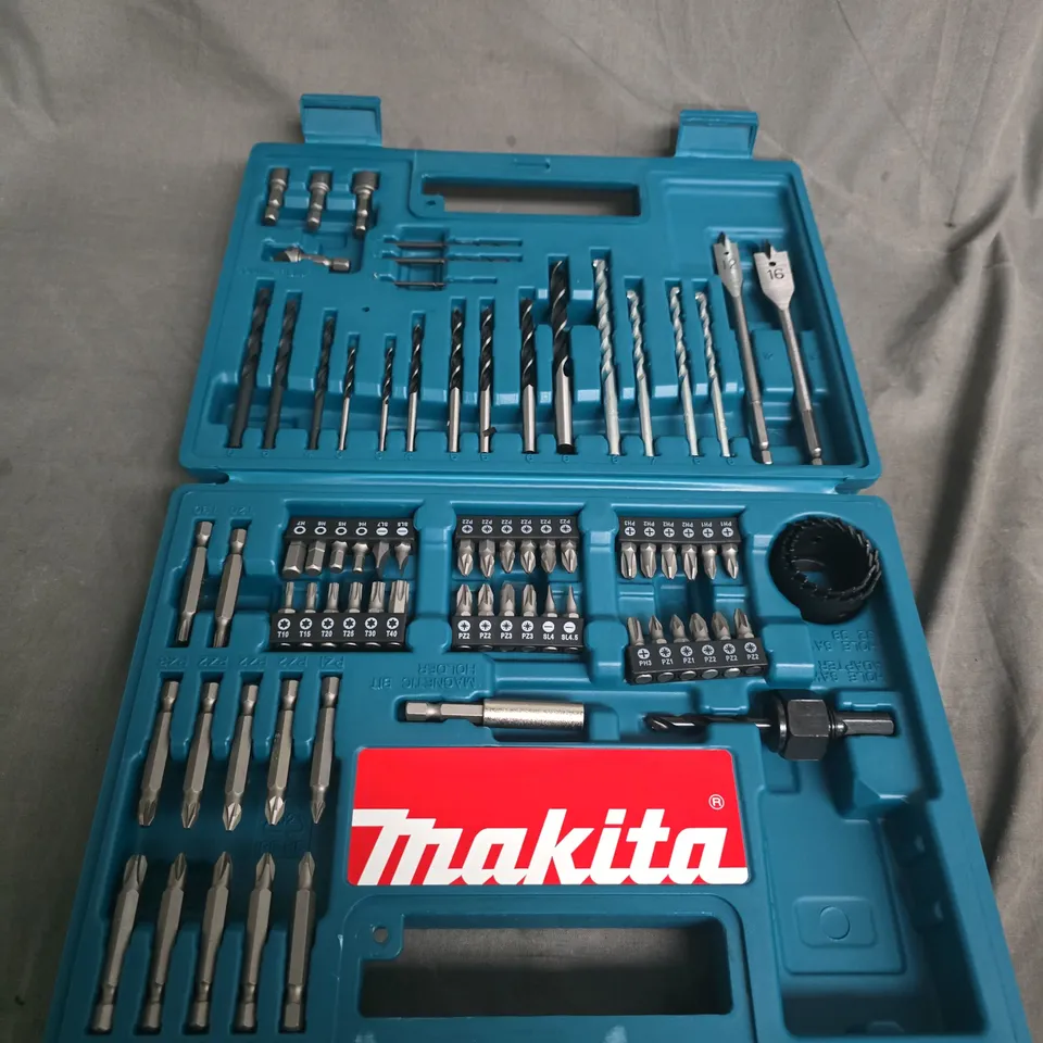 Makita Drill Bit & Driver Bit Set in Blue Case