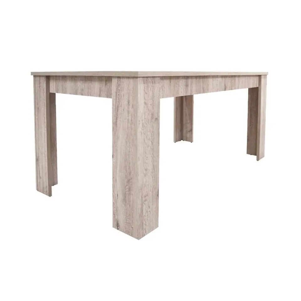 BOXED CARLOTTA SOLID WOOD DINING TABLE (1 BOX)