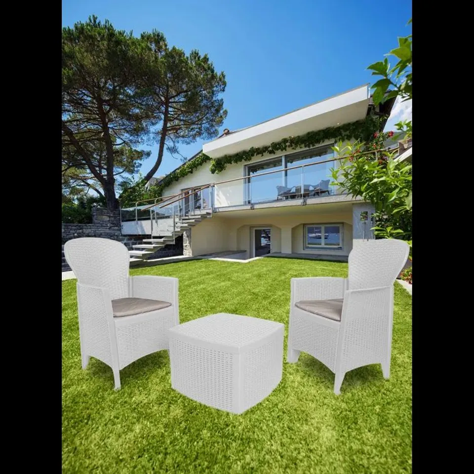 BOXED OUTDOOR LOUNGE SET NAPOLI, GARDEN SET.