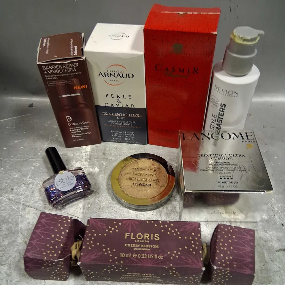 APPROXIMATELY 20 ASSORTED COSMETICS PRODUCTS TO INCLUDE; FLORIS, CASMIR, FCUK AND LANCOME