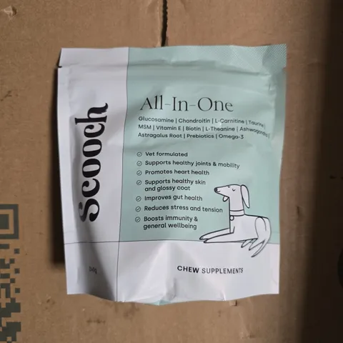 SCOOCH DOG CHEW SUPPLEMENTS – ALL-IN-ONE VET FORMULATED 240G